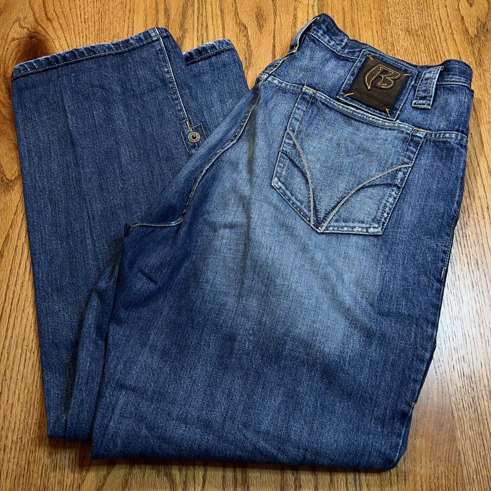 Vintage Ruff Ryders Jeans Mens 40X33 Wide Leg High Rise Baggy Hip Hop‎ Y2K DMX